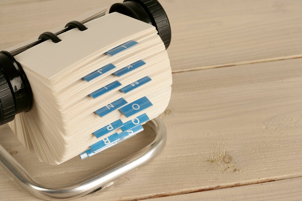 Rolodex Cards